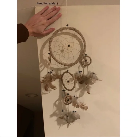 💫 Large Net Boho Dreamcatcher Wall Hanging - Picture 2 of 2